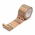 Custom Christmas Kraft Paper Tape for Shipping