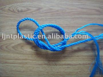 3 strand twisted pp split film rope