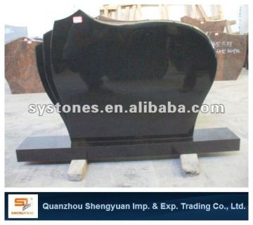 European black granite kerbs for gravestone