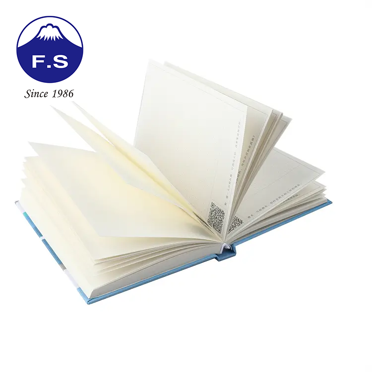 Custom Silk Printing Hardcover Recycle Paper Fabric Planner
