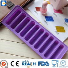 China supplier ice cube mould, oblong shape custom ice cube tray silicone