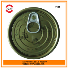 Tinplate partial open Lube can easy open lid