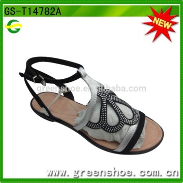 latest ladies flat sandals designs