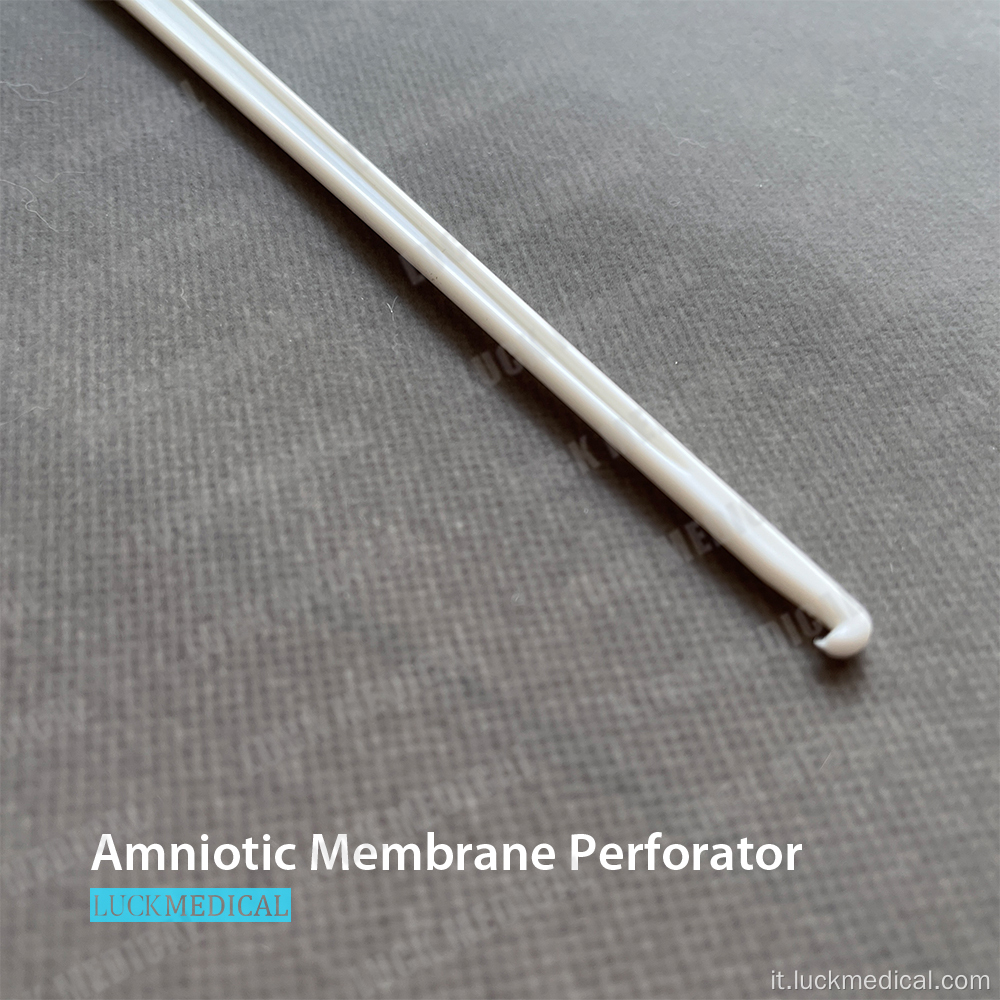 Perforatore di membrana amniotica di plastica medica