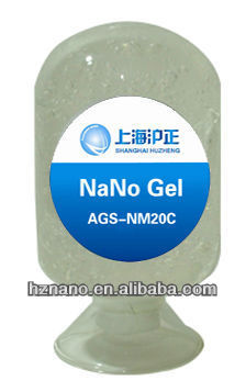 Colorless and transparent nano silver gel