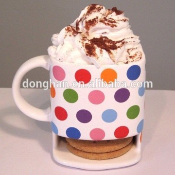 coffee mug with cookie holder