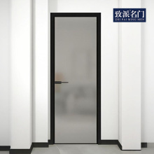 Glass door bathroom door side-hung door
