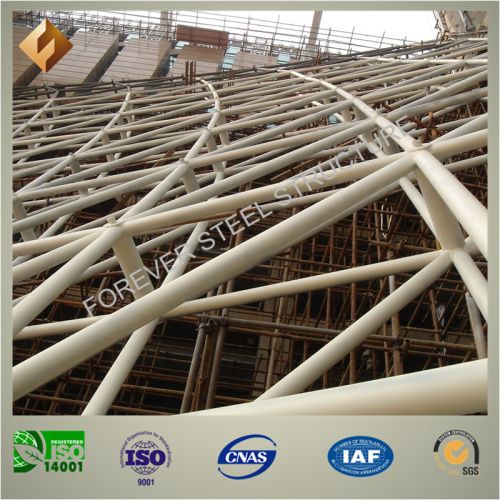 Prefab Steel Structure Pipe Truss Building for Stadium