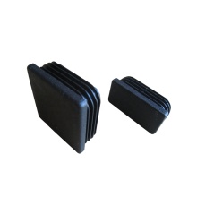 Black Plastic Square End Caps for Steel Pipe