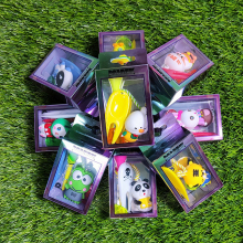 High-Quality Golf Accessories: Boxed Rubber Plastic Tees, Anti-Loss Ropes, Anti-Flying Pendants, and Divot Tools