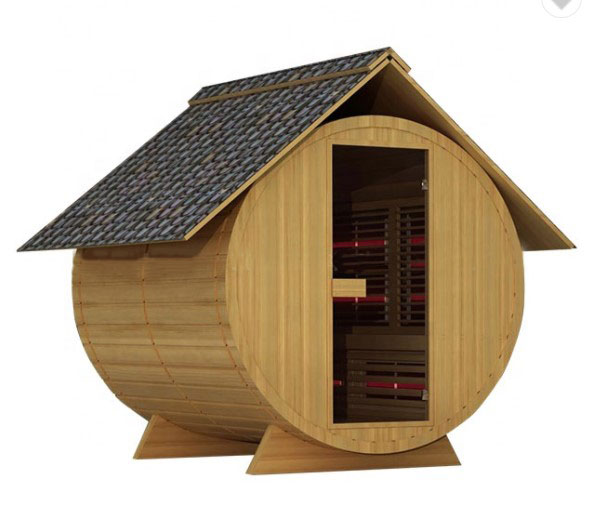 Cheapest Barrel Sauna Cedar Wood Garden Sauna Hot Sale Finnish Sauna