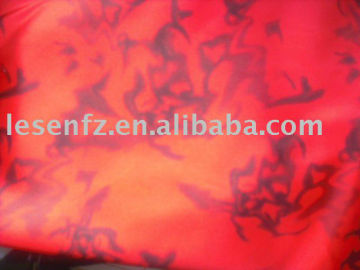 satin printed polyester fabric