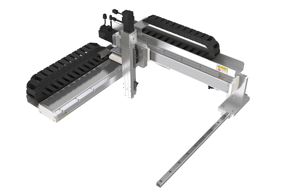Xyz G Spontaneous Moving Gantry Type With Three Axis Movement By Z Axis Auxiliary Guide Rail