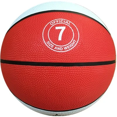 Red White Blue Size 7 Rubber Basketball