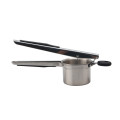 stainless steel potato ricer with comfortable handle