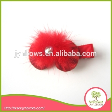 red mink Cute little girls hair clips children hair accessories,kids hairpin hairclip