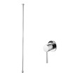 Hot and cold ceiling mounted drip shower mixer