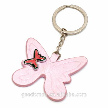 butterfly keychain keyring,Animal Keyrings keychain,custom leather keychain