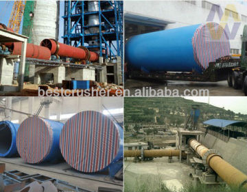 6000tpd rotary kiln cement production line / sand rotary kiln / calcined magnesite rotary kiln