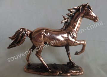 Polyresin Animal Sculpture Bronze Figurine Desk Decorations