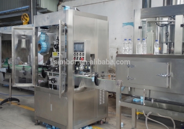 automatic bottle shrink label sleeving machine