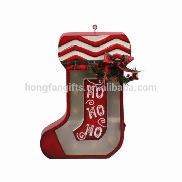 funny stocking metal christmas decoration