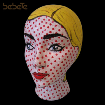 Female Styrofoam Foam Mannequin Manikin Head Stand Model Display Wig Hat Glasses