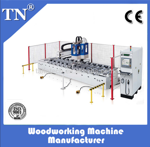 high speed wood combined machining center with router and driller