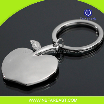 Great new style wholesale apple shaped plain keychains