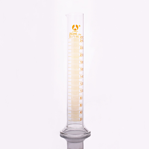 High borosilicate glass measuring cylinder,Capacity 250ml,Graduated Glass Laboratory Cylinder