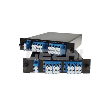 Low Loss Dual Fiber 1x4 to 1x16 Channels DWDM Passive Mux Demux LGX Box