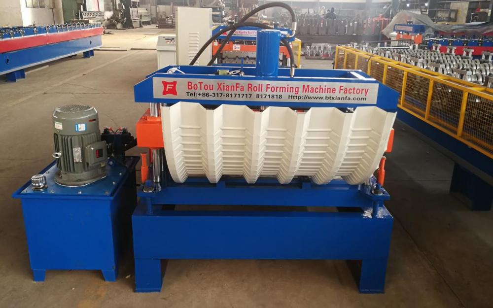 Galvanized Steel Trapezoid Sheet Arch Machine