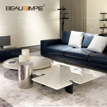 High-End Italian Marble Coffee Tables