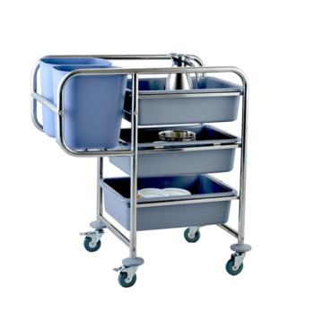 Convenient Multi-purpose Three-tier Trolley