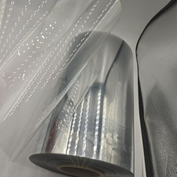 High clear PET roll good barrier performance