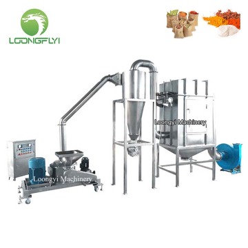 Puffed food bagasse quinoa grinding machine