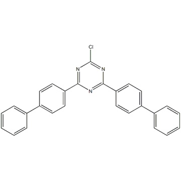 Vật liệu quang điện 2,4-Bis (4-biphenylyl) -6-chloro-1,3,5-triazine] CAS 182918-13-4