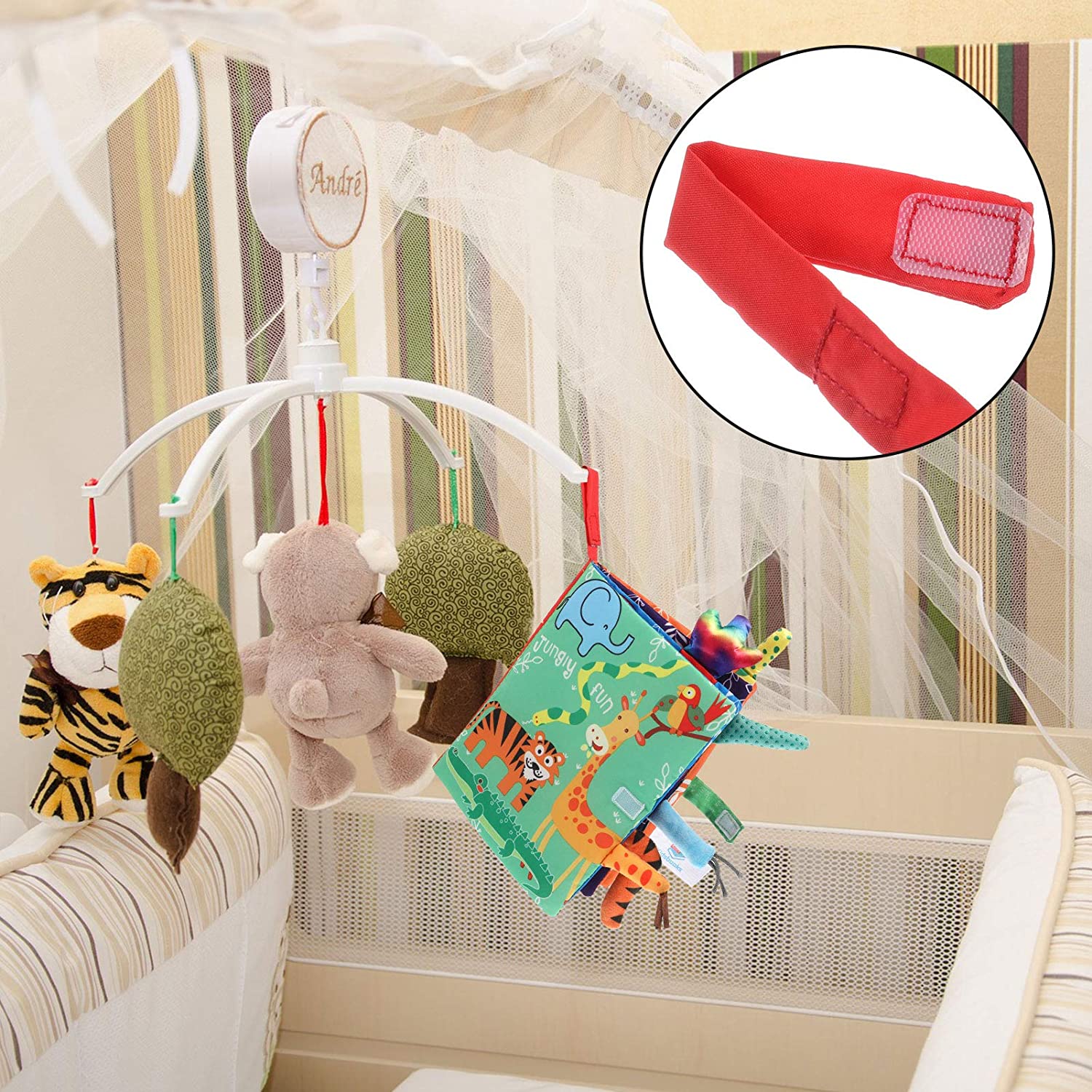 Baby Early Learning Cloth Book Parent-child Interaction Sound Paper Baby Tear-not-Rotten Dinosaur Ocean Tail Cloth Book Toy