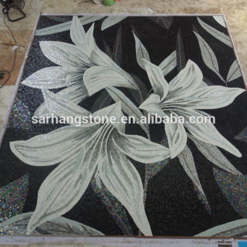 Mosaic artwork feature wall