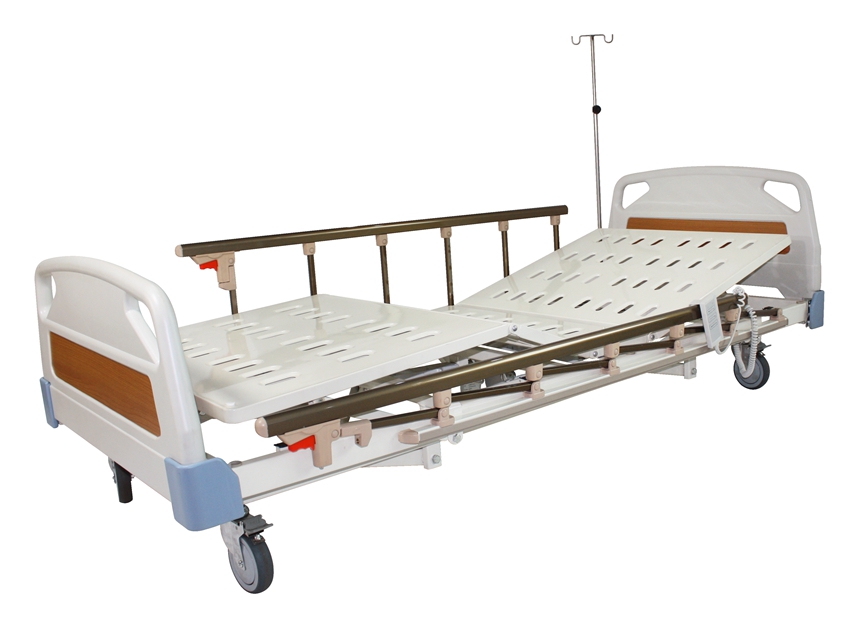 Foldable electric medical beds