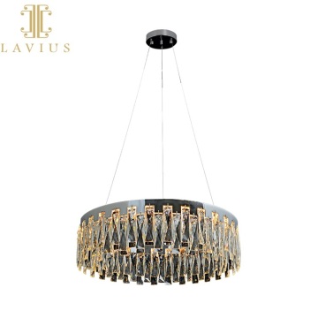 Wholesale Contemporary Hotel Ring Crystal Led Chandelier