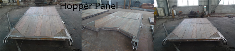 Customized hopper steel panel