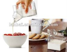 Glass Milk container , milk box with spout