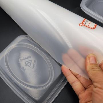 Rollo de plástico de plástico de polipropileno transparente