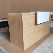 Modern Wooden Leadership Office Front Desk for Sale