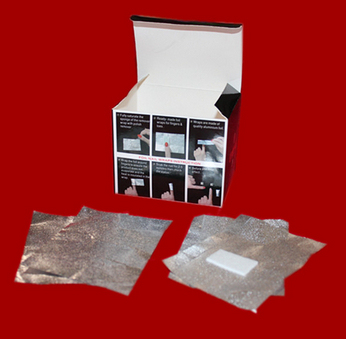 hot sell nail wrapper remove aluminium foil sheet