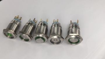 19mm IP67 Momentary or Latching Waterproof Illuminated Panel Switch