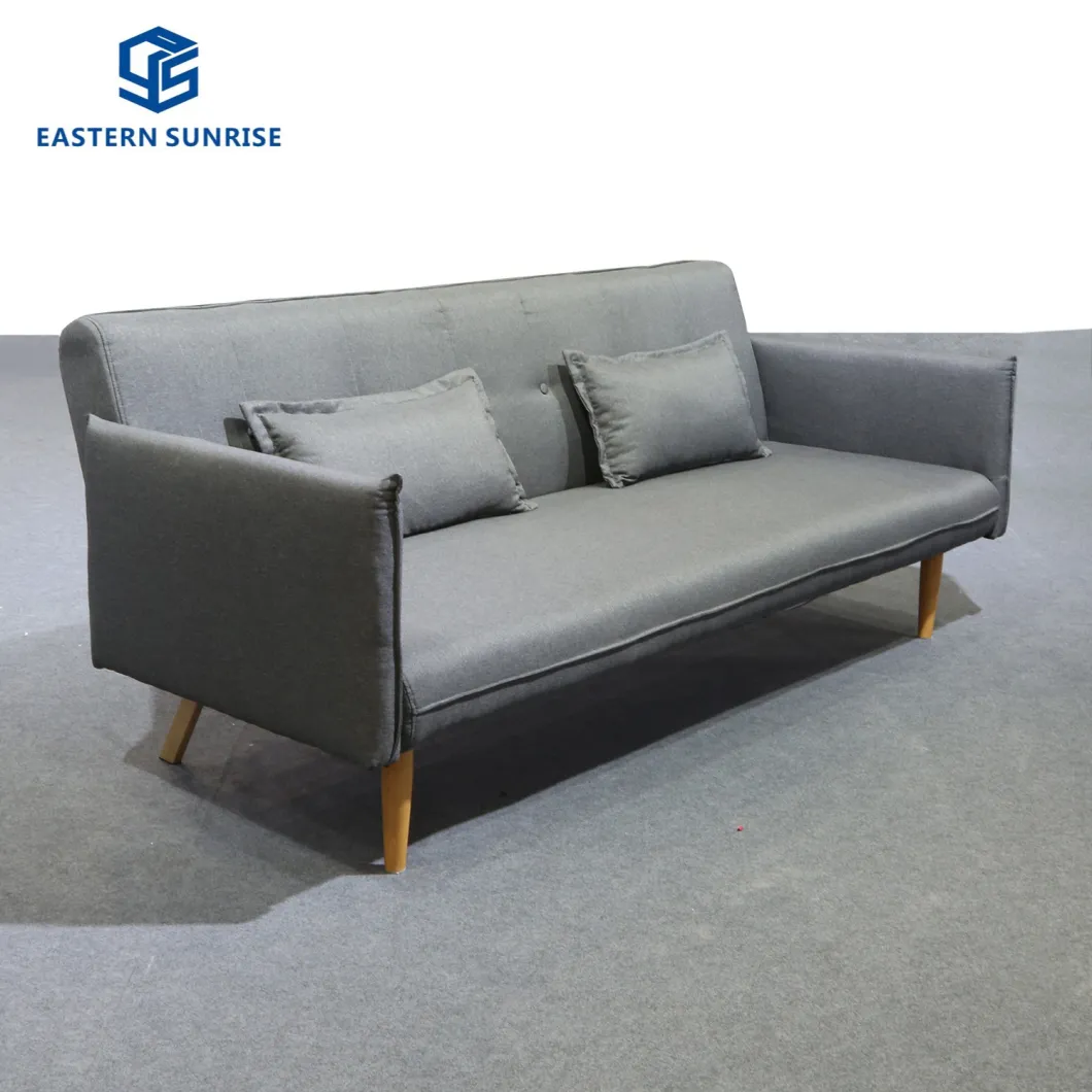 Factory Wholesale Modern Furniture Senior Grey Fabric Couch Corner Sofa