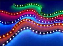 2.4W Green Flexible LED Strip Lights For Channel / Epistar