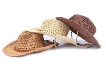 crochet infant kids baby cowboy hat pattern straw hat